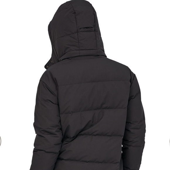 Patagonia Downdrift Black Hooded Parka XL - Picture 10 of 17